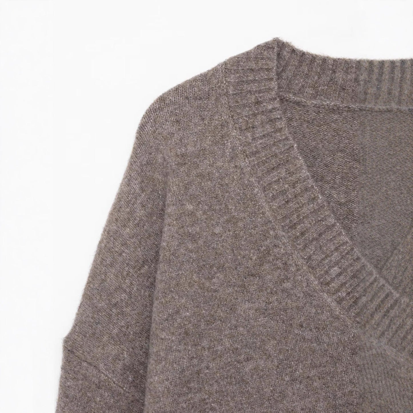 Damen V-Pullover aus Wolle Eveloria