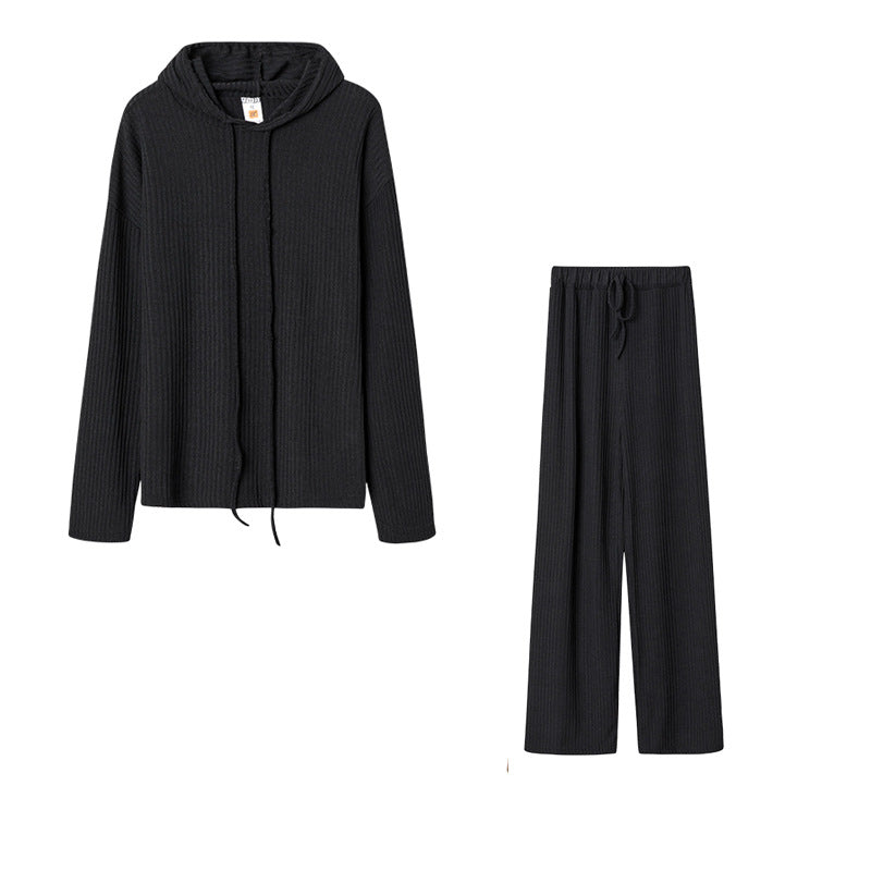 Damen Pullover Hose Set Eveloria Gemütlich