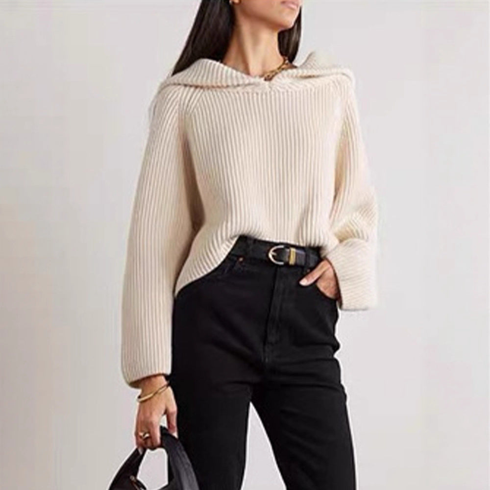 Damen Kapuzensweater Ripp-Design Lässig Grau Eveloria