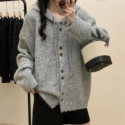 Damen Oversized Strickpullover Kuschelig Eveloria