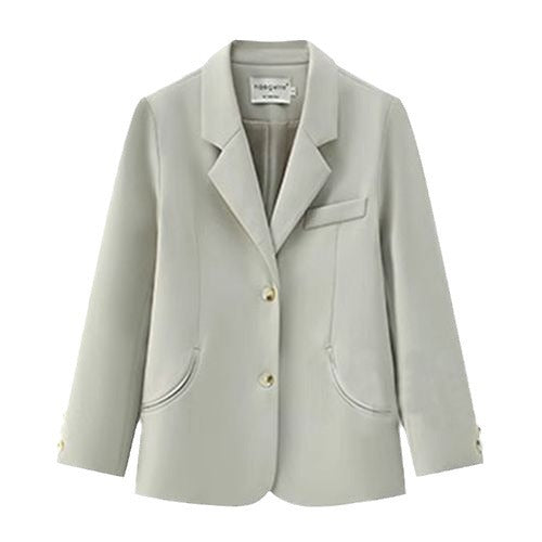 Damen Blazer Tailliert Mit Knöpfen Eveloria