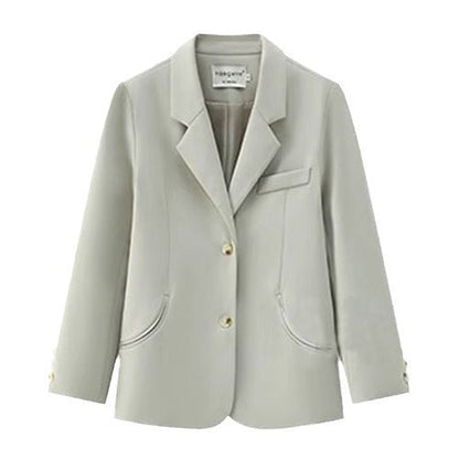 Damen Blazer Tailliert Mit Knöpfen Eveloria
