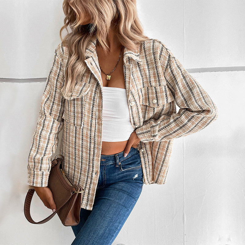 Damen Overshirt Kariert Eveloria