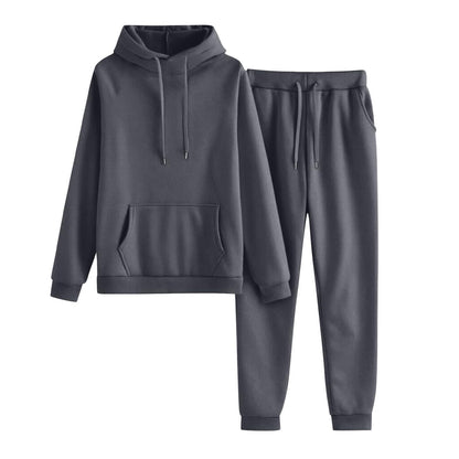 Damen Hoodie Jogginghose Set Lässig Mit Taschen Eveloria