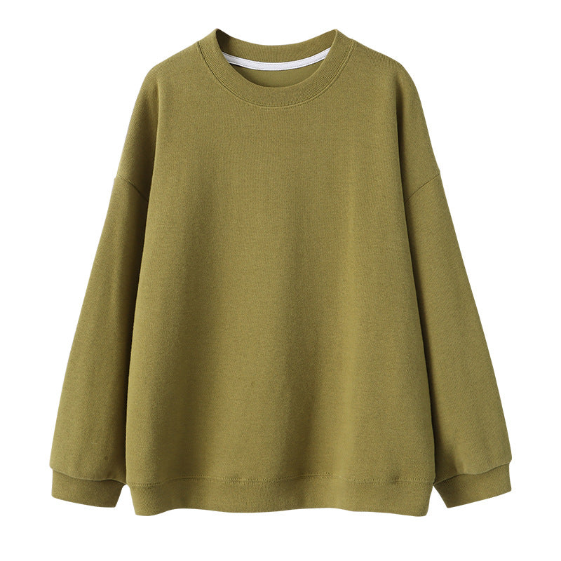 Damen Oversized Sweatshirt Raglanärmel Grau Eveloria