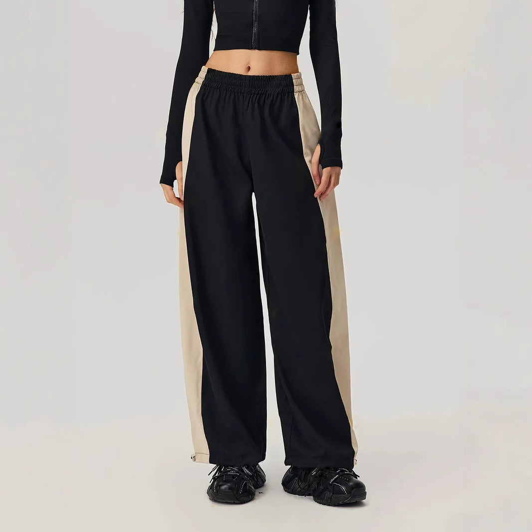 Damen Freizeithose Sportlich Mit Kontrastpanelen