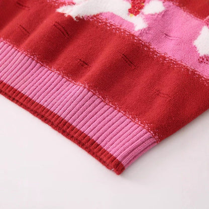 Damen Pullover Tier-Motiv Farbverlauf Eveloria