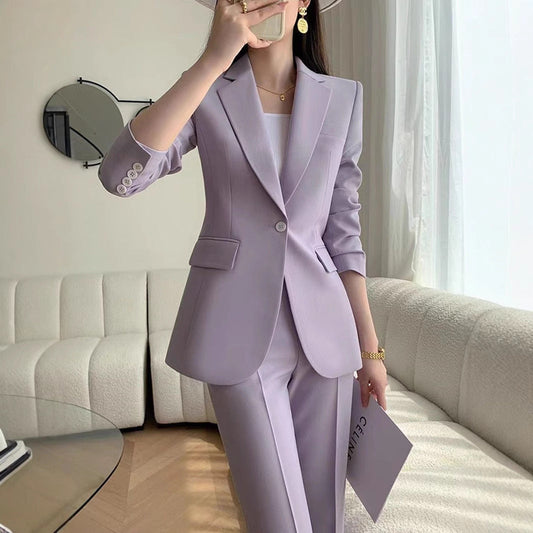 Damen Zweiteiliger Anzug Elegant Schnitt Eveloria - Eveloria