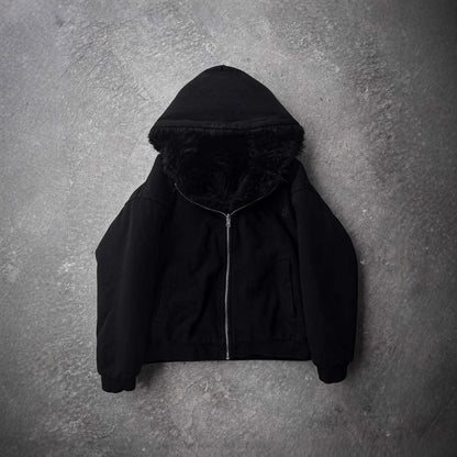 Damen Kapuzenjacke Weiches Innenfutter Sportlicher Schnitt