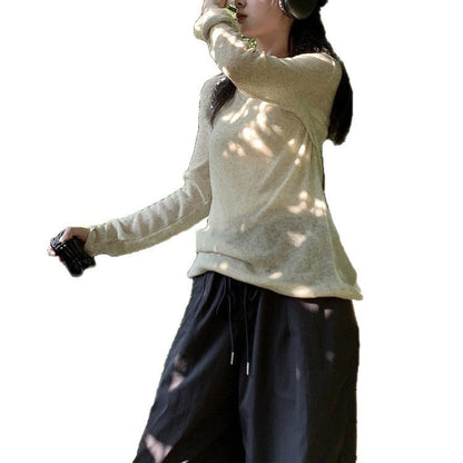 Damen Langarm-Shirt Eveloria Baumwolle Weich