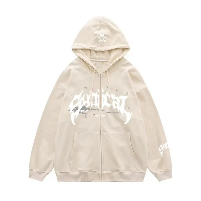 Damen Kapuzensweater mit Grafik und Taschen