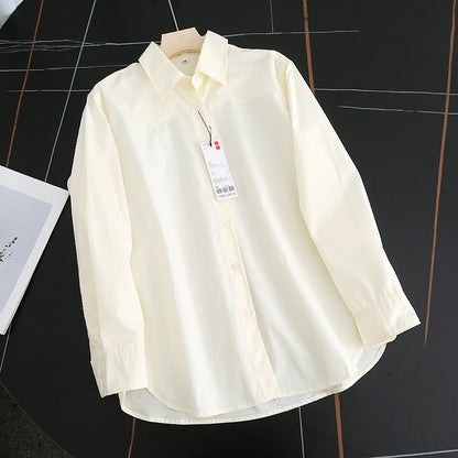 Damen Bluse Moderner Kragen Leicht Elegante Weiß
