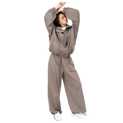 Damen Trainingsanzug mit Kapuze Elastisch Eveloria