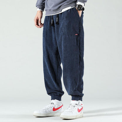 Herren Jogginghose Cord Bequem