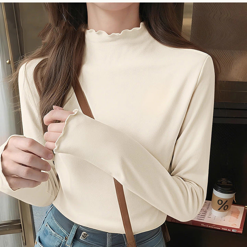 Damen Langarmshirt Rüschendetails Elisabeth - Eveloria
