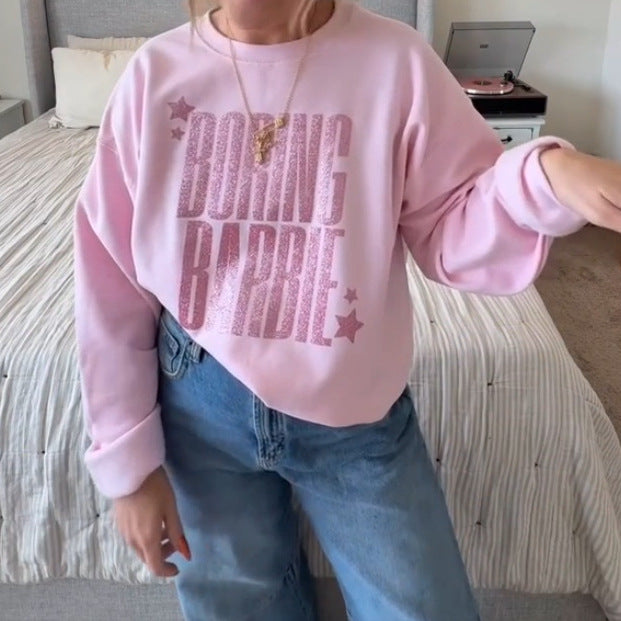 Damen Sweatshirt Glitzernd Eveloria