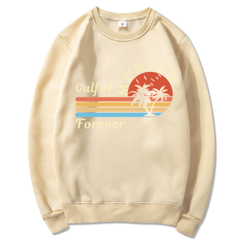Damen Sweatshirt Tropisches Grafikdesign Modern Aufdruck