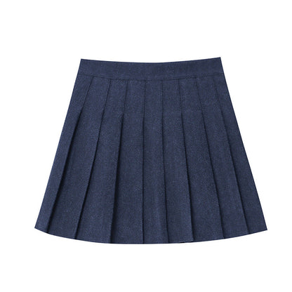 Damen Midirock Plissiert Hohes Modell Eveloria
