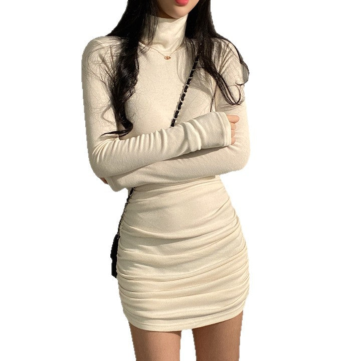 Damen Langarm Rollkragenpullover Weiches Material Elegantes Design