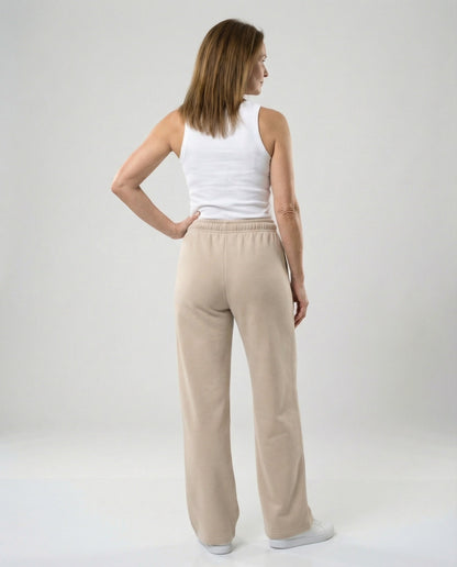 Damen Freizeithose Weites Bein Bequem