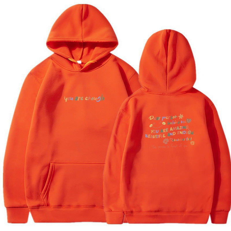 Damen Kapuzenpullover Komfort Passform Motivschriftzug Eveloria