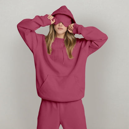Damen Kapuzenpullover mit Schlafmaske