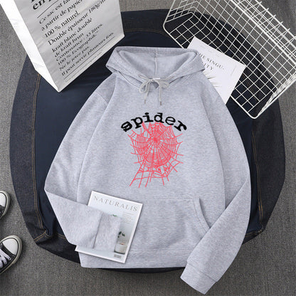 Damen Kapuzensweater Spinnenmotiv Eveloria