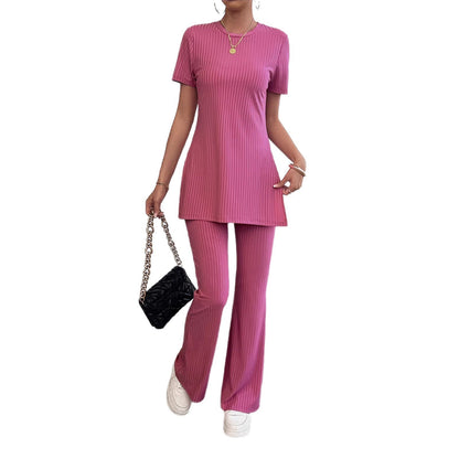 Damen Leggings-Set Weiches Oberteil Weiter Schnitt