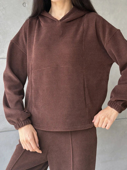 Damen Fleece Freizeitanzug Eveloria
