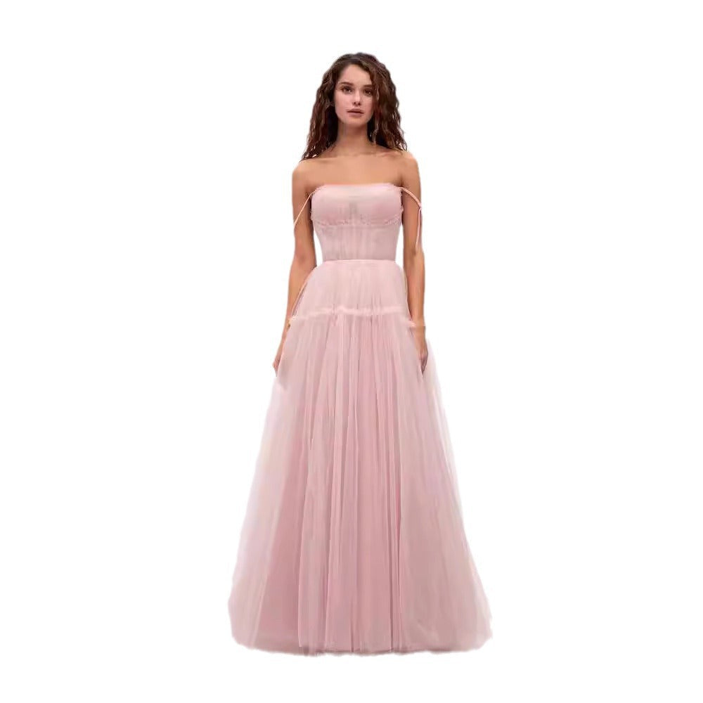 Eveloria Damen Abendkleid Tüll Elegant