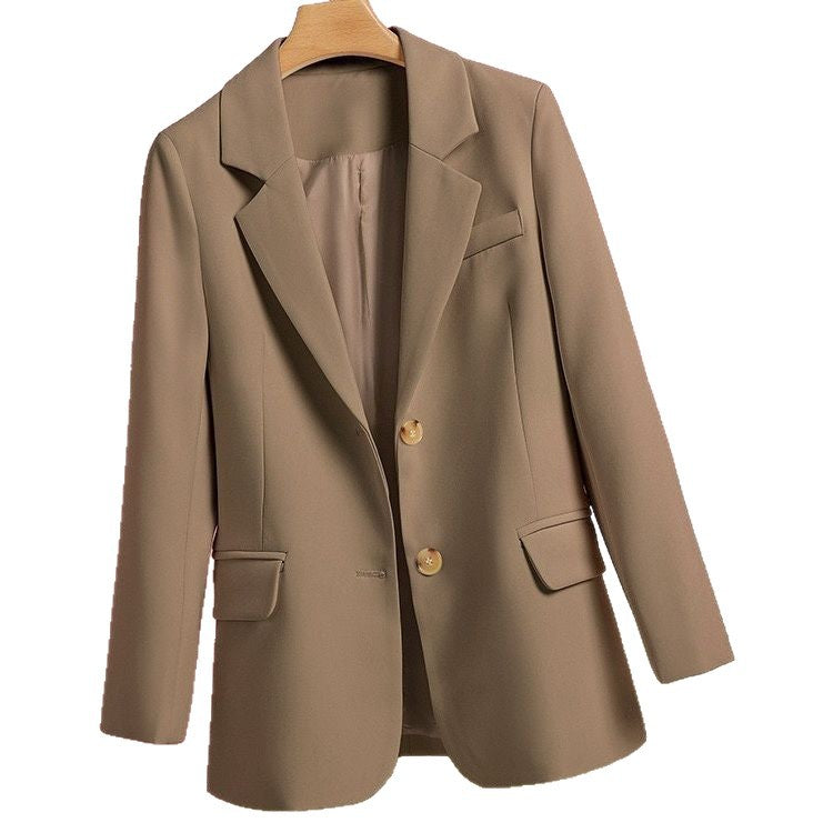Damen Blazer Elegant Zeitloser Schnitt Goldene Knöpfe