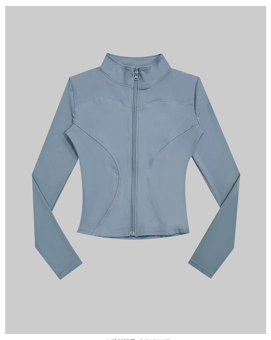 Damen Sportjacke Reißverschluss Eveloria