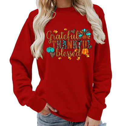 Damen Sweatshirt Herbstlich Dankeschön Motiv Eveloria - Eveloria
