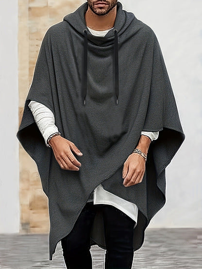 Herren Kapuzenponcho Atmungsaktives Material Eveloria