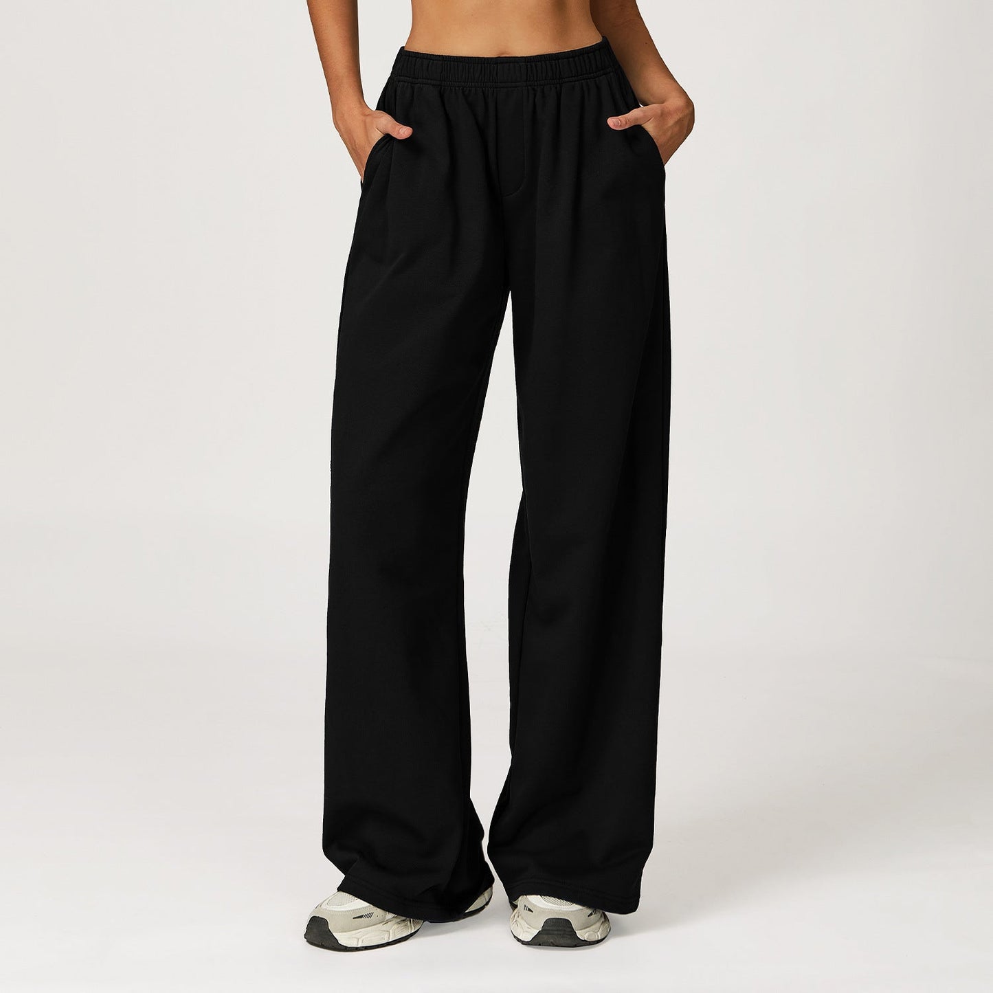 Damen Freizeithose Elastischer Bund Locker Passform Eveloria
