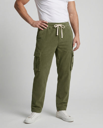Herren Cargo-Hose Elastischer Bund