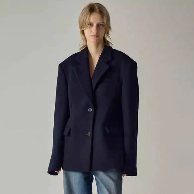 Damen Oversize Blazer mit Innenjacke Eveloria - Eveloria