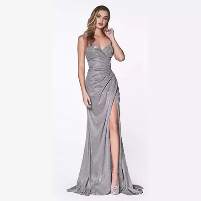 Damen Abendkleid mit Seitenschlitz Eveloria