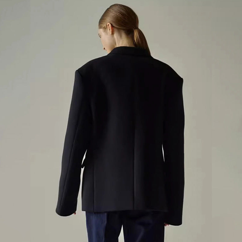 Damen Oversize Blazer mit Innenjacke Eveloria