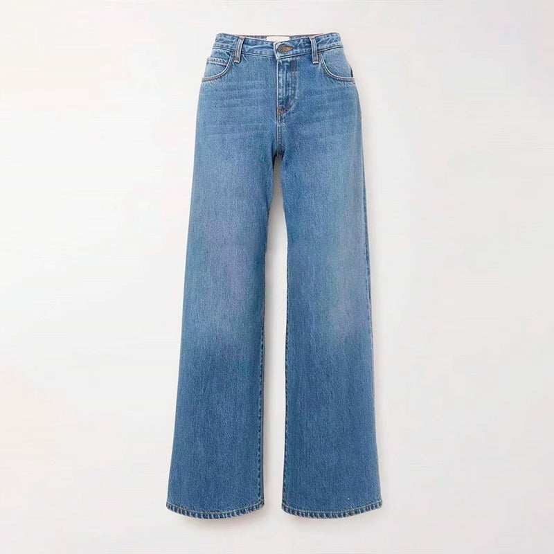 Damen Weite Hose Eveloria Baumwolle Bequem