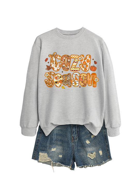 Damen Sweatshirt Herbstdesign Lässiger Schnitt Eveloria