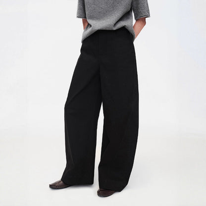 Damen High-Waist-Hose Weit Eveloria