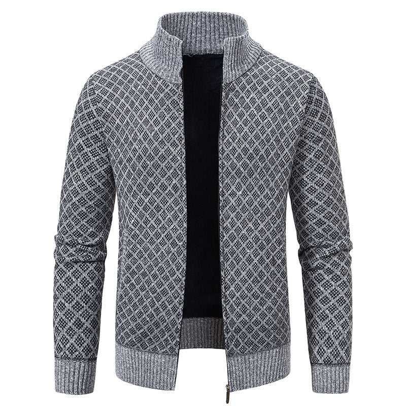 Herren Strickblazer Strukturiertes Muster Eveloria