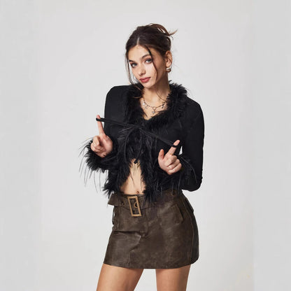 Damen Daunenjacke Kuschelig Eveloria - Eveloria