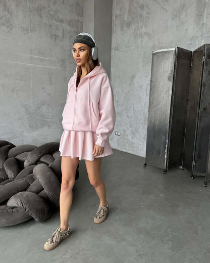 Damen Hoodie Rock Set Eveloria Lässig