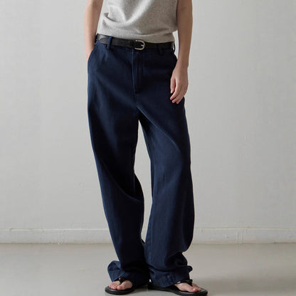 Damen High-Waist Jeans Hose Weites Bein Eveloria