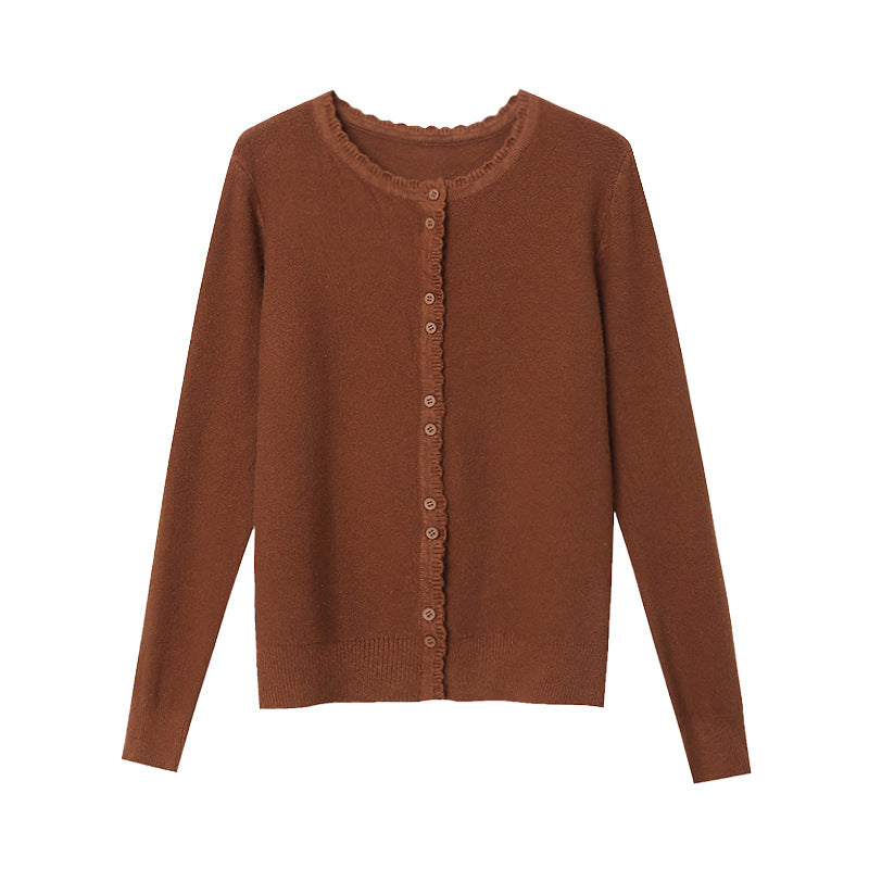Eveloria Damen Strickjacke Knopfleiste Elegantes Design