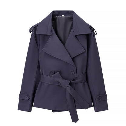 Damen Trenchcoatjacke Gürtel Eveloria Elegantes Design
