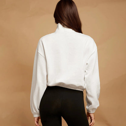 Damen Hoodie Lässig Kängurutasche Elastischer Saum Eveloria