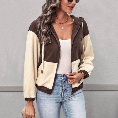 Damen Fleecejacke Kuschelig Eveloria